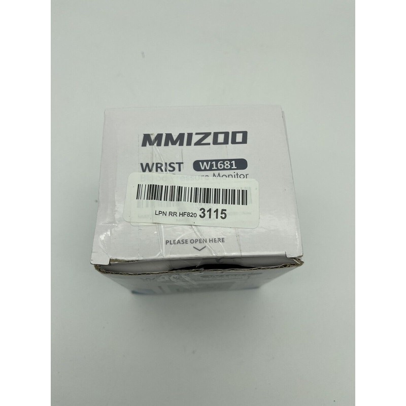 MMIZOO W1681 Electronic Blood Pressure Wrist Monitor with Case -