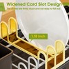 VUSIGN Dish Drying Rack with Drainboard, Dish Drainer Extendable Spout
