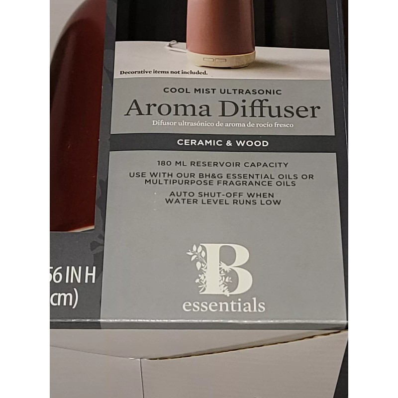 Better Homes Gardens Cool Mist Ultrasonic Aroma Diffuser Rusty Brick