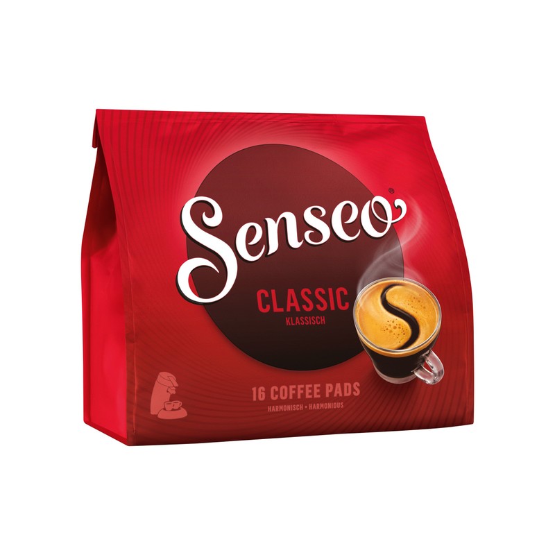 Senseo Classic, 16 Kaffee Pads, 5er Pack (5 x 111