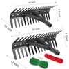 SILFISC 24'' Pond Rake, Weed Removal Tool, Steel Blades 24