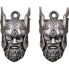 Playstala The Guardian of The Viking God of Odin,Good Luck Charm,Biker Gift,Rides a Bell to dispel Bad Luck,Odin Viking God Bravo Bell,Gremlin Guardian Ride Bell,2pcs
