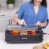 Techwood 1500W Smokeless Indoor Electric Grill with Non-Stick Plates and
