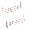 FRIADE Rose Gold Grid Hooks Rack for Wall Grid Panel,Hanging