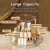 Taoluwin 360° Rotating Makeup Organiser, 10-Compartment Makeup Storage Drawer Case