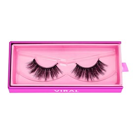 Magnetic Eyelashes – Viral | Artificial Magnetic Lashes, Made with Synthetic Faux Mink Fiber, Comfortable and Natural Lash Extention Look, Reusable Up To 60 Times, Long Wispy 15mm, 1 Pair