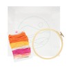 Portico Designs Ltd Flawsome Abstract Sunset Embroidery Kit Includes Threads,