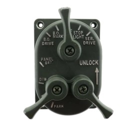 Humvee Master Light Switch Green 24v for Military Vehicle HMMWV M998