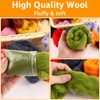 MUXHEL 30 Colours Felt Wool, 30 Colours Each 10 g,