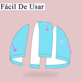 LENGLAGE 2PK Gorro De Natación para Mujeres Y Hombre, Gorras De Natacion para Cabello Largo, Gorras para Nadar para Adulto, Elásticos PU Gorro De Natación Impermeable de Antideslizante (Cielo Azul)