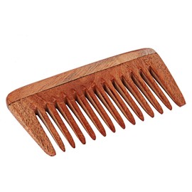 SVATV Handcrafted Wooden Comb for Detangling Combs for Every Type of Hair Curly Staright (Neem Wood, N-1)