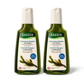 Rausch Seaweed Shampoo Oily Volume Degreasing Shampoo 200ml 2pcs / 라우쉬 씨위드 샴푸 지성 볼륨 디그리징 샴푸 200ml 2개