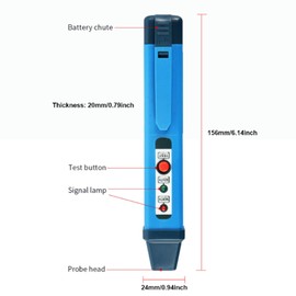 Magnetic Pole Pen, Magnetic Polarity Tester Polarity N/S Test Gauss Meter Magnetic Pole identifier N/S Detection Pen for Motor Equipment, Magnetic Clamping Device Assembly etc
