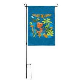 Explore the Jungle Dinosaur Train Garden Yard Flag