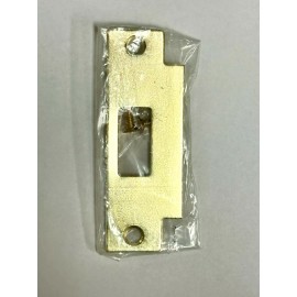 ASA NEW IN BAG! COMMERCIAL ASA STRIKE PLATE 4-7/8" BRASS PLATED, TA-018B9-PWS