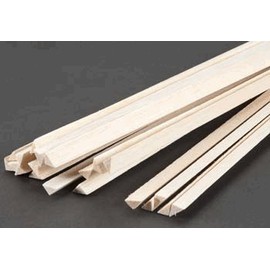 Balsa Wood Triangle Stock 3/8 X 3/8 x 36in (5) BWS1923 - Quantity is Listed in Parenthesis in Title