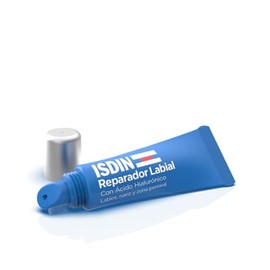 ISDIN reparador labial fluido con acido hialuronico. protege y repara los labios, la nariz y la zona perioral, textura fluida y ligera, 10ml