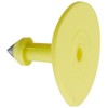 ALLFLEX USA GSMY 115378 Ear Tag, Button Male, Yellow, Small
