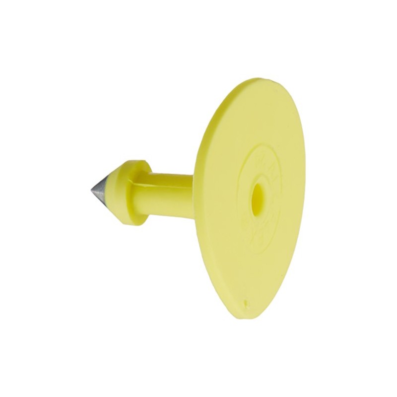 ALLFLEX USA GSMY 115378 Ear Tag, Button Male, Yellow, Small