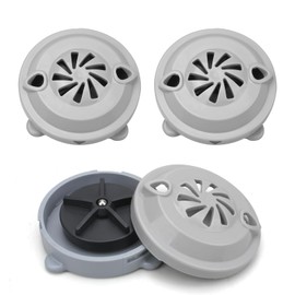 superbobi 3 Pcs BF-004 Pipeless Magnetic Jet Head Motor Replacement for LURACO Jet Motor Pedicure SPA Tubs Chair Part Magnetic Head (4 pin)