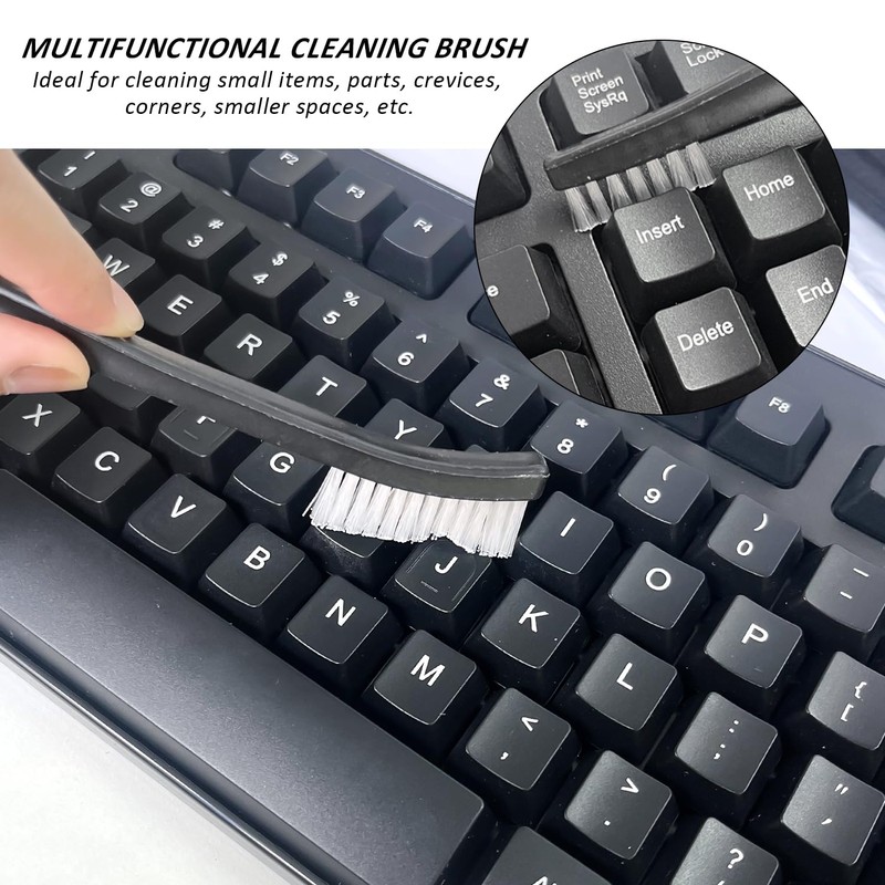 11pcs Cleaning Brush Set, Nylon Double-ended Brush, Double-ended Cleaning Hook,