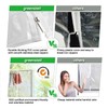GREENSTELL Clothes Rack with Cover, Adjustable Garment Rack with Wheels,