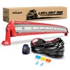 Nilight LED Light Bar 42 Inch Triple Row Spot Flood
