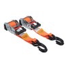 Mytee Products 2Pcs Orange 2" x10' Auto Retract Ratchet Straps