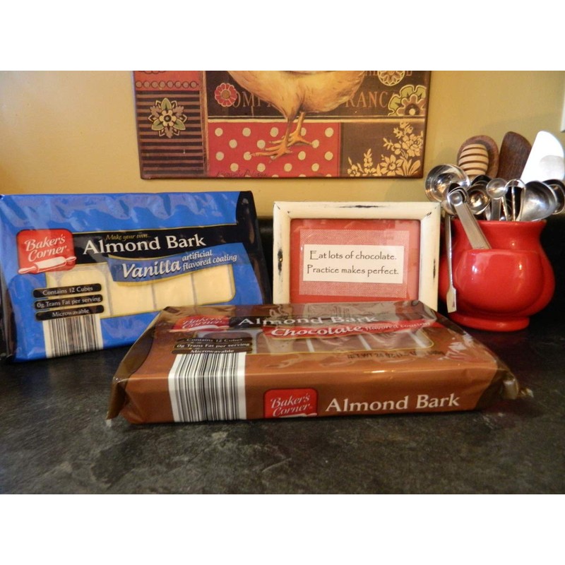 Baker's Corner Almond Bark Vanilla + Chocolate, 24oz