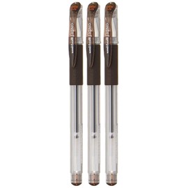 Signo - uni-ball Gel Ink Pen - UM-151-0.28 mm - Brown Black - 3 pcs