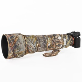 ZZQ&CCF Waterproof Camo Lens Coat for Sony FE 400-800mm f/6.3-8 G OSS Camouflage Lens Rain Protective Cover SEL400800-#LWMC Reed Camo