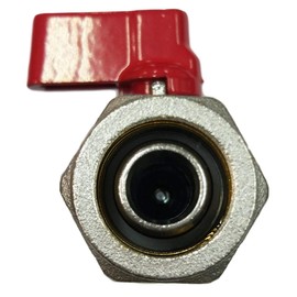 3 Loop Plumbing Manifold w/ 3/4" trunk & 1/2" pex ball valves, blue handle