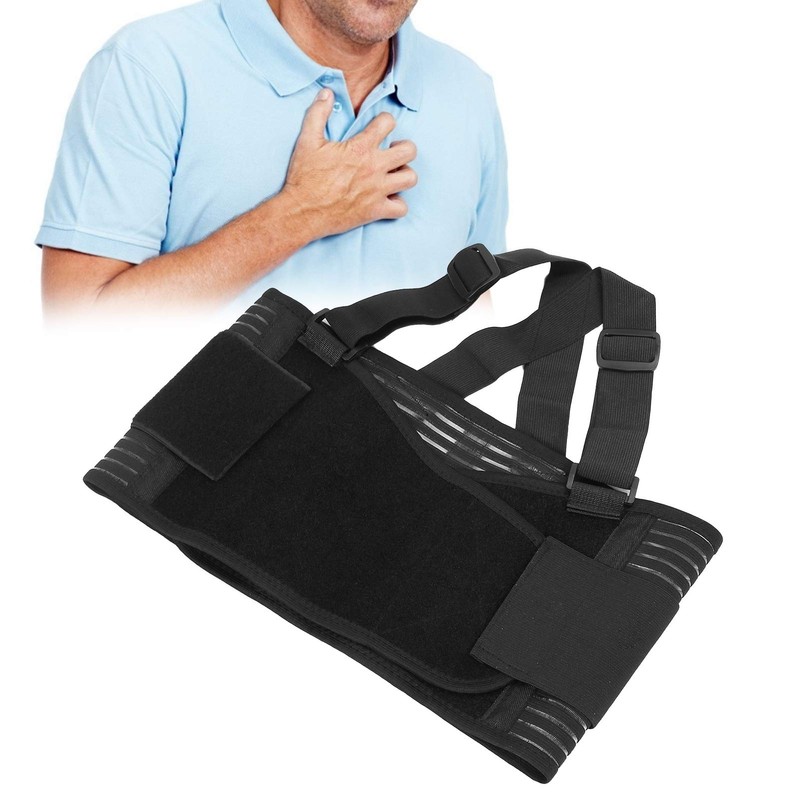 Brace for Broken Ribs, Breathable Adjustable Chest Lumbar Protector Strap