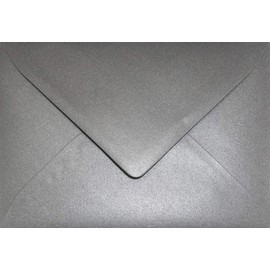 Netuno Envelopes Mother of Pearl Dark Grey DIN B6 125 x 175 mm 120 g Aster Metallic Grey Envelopes Mother of Pearl for Invitations Greeting Cards Easter Cards Christmas Cards Envelopes Glossy B6 Pack