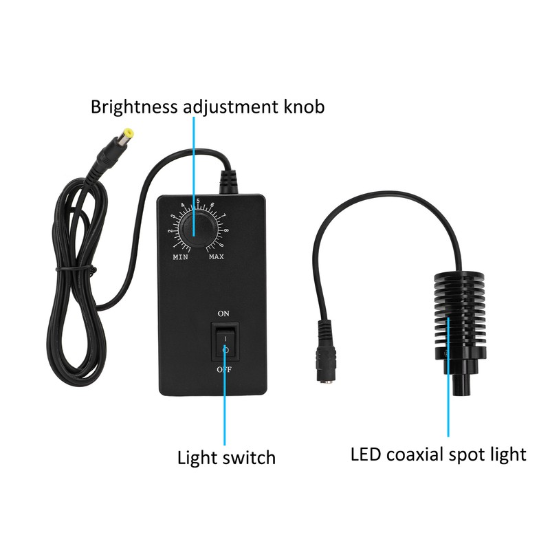 Microscope Coaxial Light Adjustable Brightness Wear Resistant Heat Dissipation Microscope