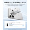 CUKTECH 40W GaN Fast Charger 2-Pack, USB-C Mini Wall Charger