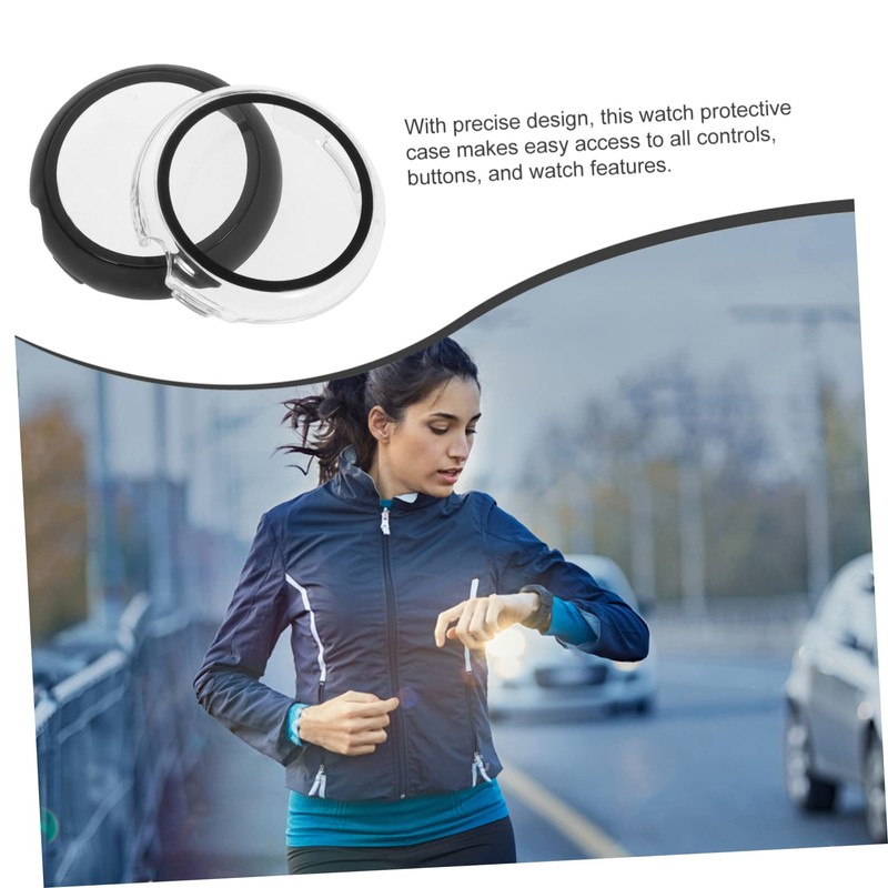 BIUDECO 2pcs Protective Watch Screen Covers for Pixel Watch Scratch