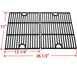 Direct Store Kit DG281 4PK Replacement for Home Depot Nexgrill 720-0830H, 5 Burner 720-0888 720-0888N 720-0888S Gas Grill, 4pk Grill Burner, Heat Plate, igniters, Cooking Grates Parts 13.25 x 17" each