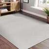 Beverly Rug Micro Loop Area Rug White 6x9 Modern Luxury