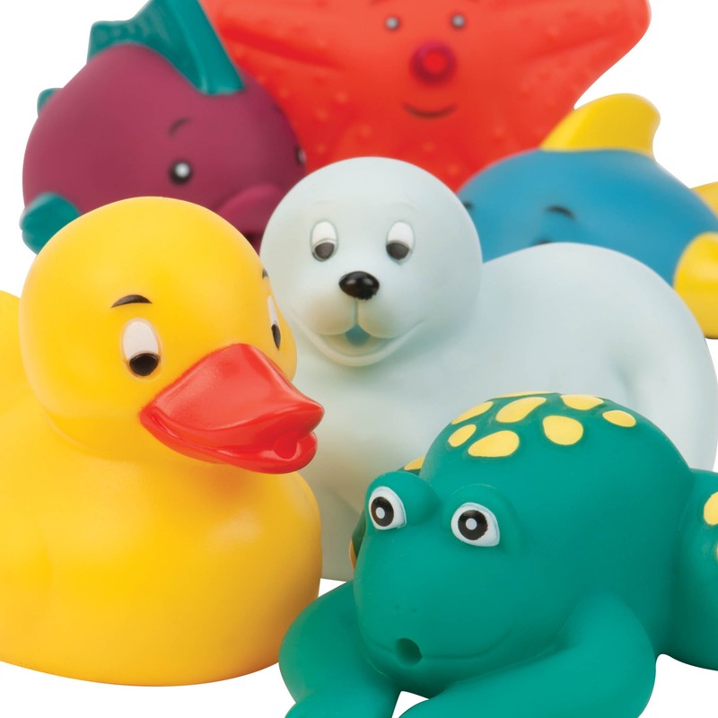 Battat 12-Piece Bath Toy Baby Toy Water Squirting Animals for
