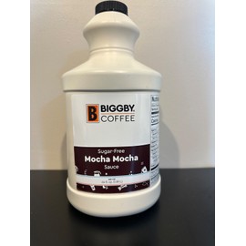 BIGGBY COFFEE SUGAR-FREE MOCHA MOCHA SYRUP UNOPENED BRAND NEW 64 OZ