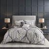 Madison Park 100% Cotton Duvet Set - Classic Traditional Design,