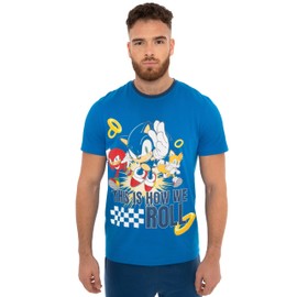 Sonic Pyjamas | Men's Long Pyjamas | Pyjamas for Men | S-XXL, blue