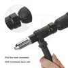 Vkinman Pop Rivet Gun Adapter Kit, Professional Rivet Gun Adapter