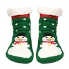 TOSKATOK Festive Xmas Cosy Fleece Lined Slipper Gripper socks for