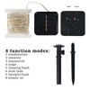 Dazzle Bright 2 Pack Solar String Lights Outdoor, Total 80FT