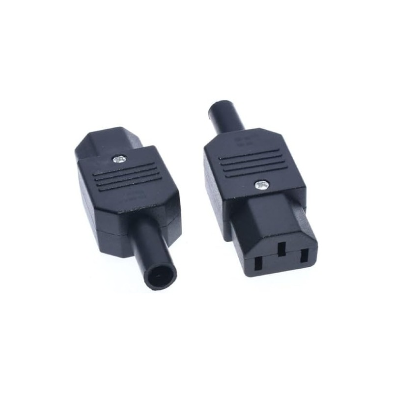 (2 Pack) Tekit IEC C13 Power Cord Plug Connector,DIY IEC