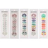 MAGICLULU Pegatinas de Joyas Faciales 5 Hojas Autoadhesivas Cristales Acrílicos