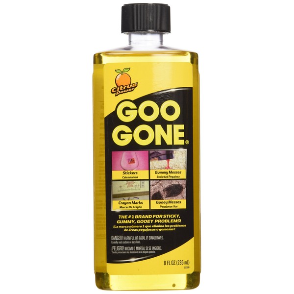 Goo Gone Surface Safe Adhesive Remover, 8 oz, 2 Pack