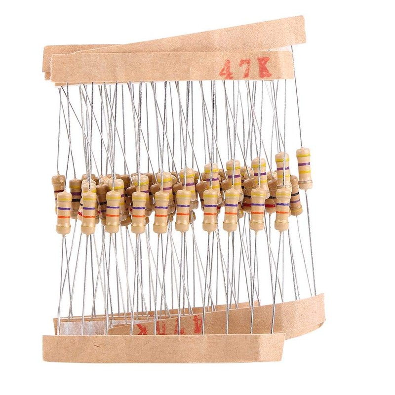 100 Value 1000pcs 1-10M Ohm 1 2W Carbon Film Resistor